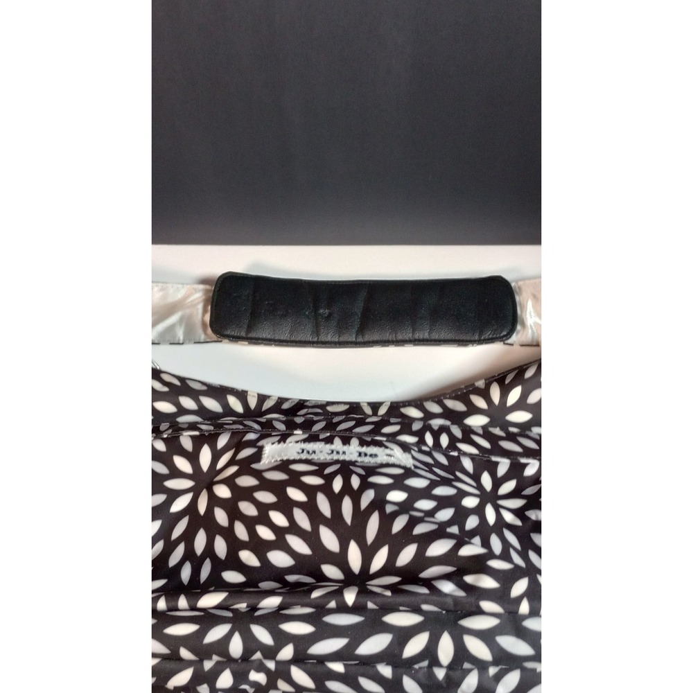 JU JU BE  Be Prepared Diaper Bag – Black & White Floral Pattern w/ Changing pad - Picture 9 of 11